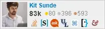 profile for Kit Sunde on Stack Exchange, a network of free, community-driven Q&A sites