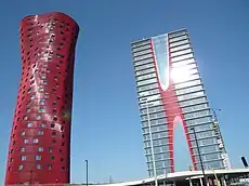 Torre Realia BCN and Hotel Porta Fira, L'Hospitalet de Llobregat, Barcelona, Spain (2009)