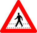 A21: Pedestrian crossing