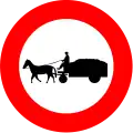C13: No entry for drivers of horse wagons