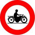 C7: No entry for drivers of motorcycles
