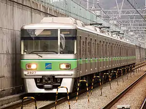 Train on Busan Metro Line 2