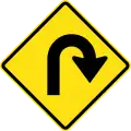 PG-6aHairpin curve to right