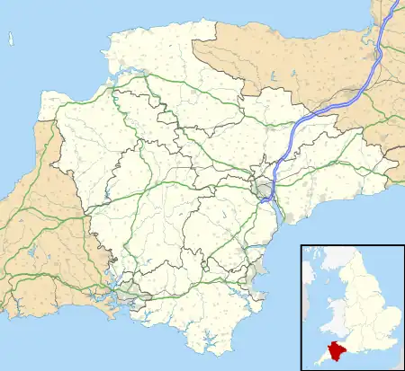 Brent Tor is located in Devon