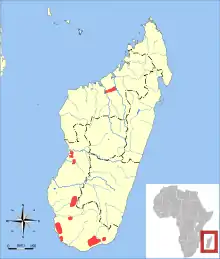 Map of range