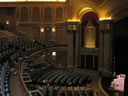 Interior, left sidewall