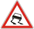 A-016Slippery road