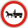 C-014No animal-drawn carts