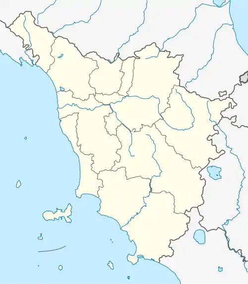 Cosa is located in Tuscany