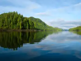 Looking westward down Hevenor Inlet