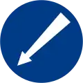 Keep left