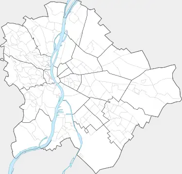 Budafok is located in Budapest