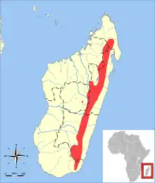 Map of range