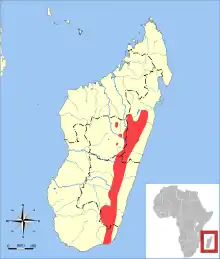 Map of range