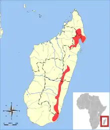 Map of range