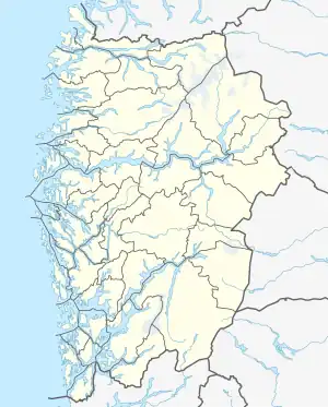 Nausta is located in Vestland