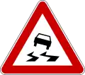 Slippery road