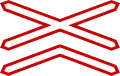 Multi-track level crossing