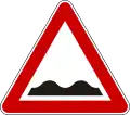Uneven road