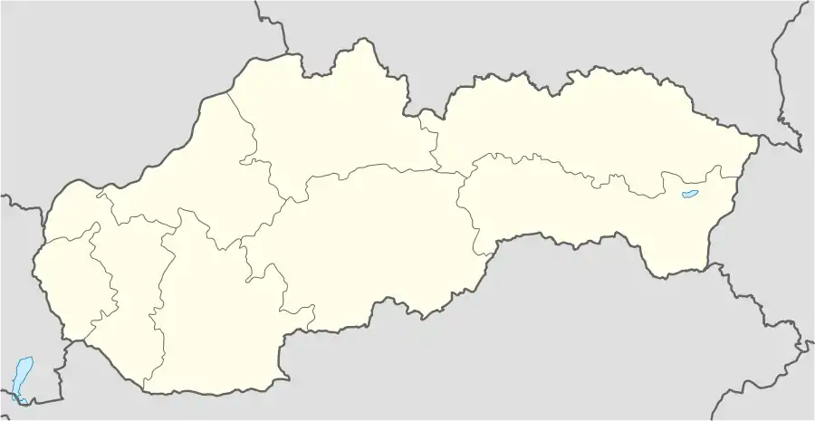 Levice is located in Slovakia