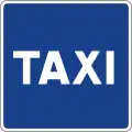 S-18Reserved place for taxis