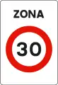 S-30Speed limit zone