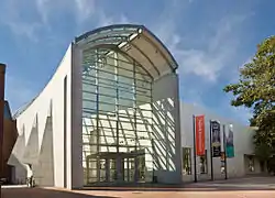The Peabody Essex Museum's main entrance
