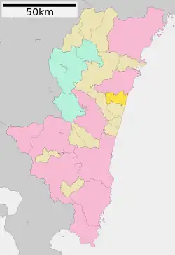 Location of Tsuno