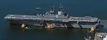 USS America coming into port in San Diego, California on 15 September 2014