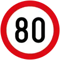 Maximum speed limit