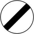 End of all local prohibitions imposed on moving vehicles