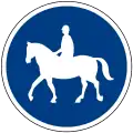 Horse riding track