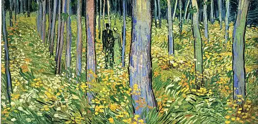 Undergrowth with Two Figures, 1890, Cincinnati Art Museum, Cincinnati, Ohio (F773)
